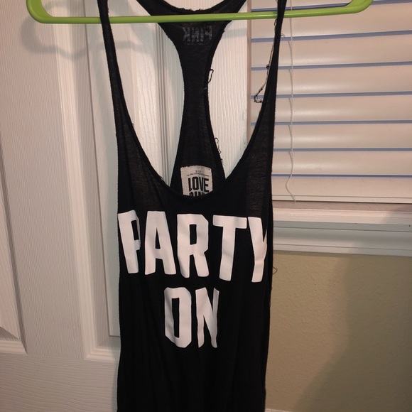 Pink ‘Party On’ Tank Top - Picture 1 of 1